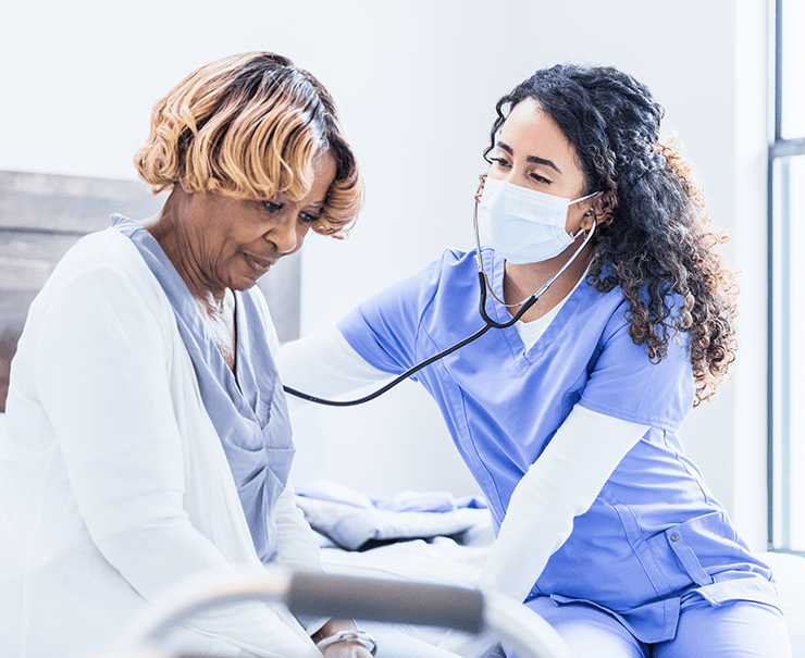 doctor with patient